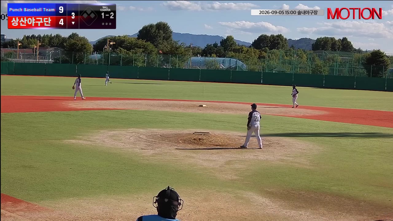 오덕록(20번, 상산야구단) 1루타 클립 | vs Punch Baseball Team | 9/5 (솔내야구장)