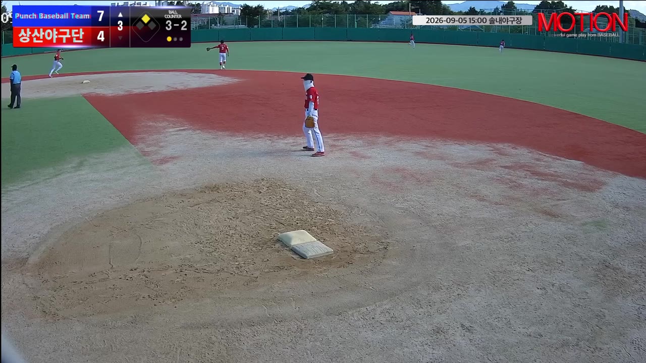 강민석(9번, Punch Baseball Team) 2루타 클립 | vs 상산야구단 | 9/5 (솔내야구장)