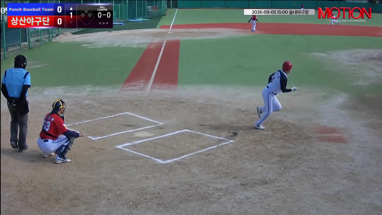 김희성(3번, Punch Baseball Team) 1루타 클립 | vs 상산야구단 | 9/5 (솔내야구장)