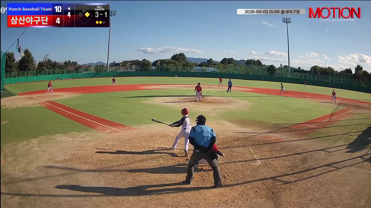 김희성(3번, Punch Baseball Team) 1루타 클립 | vs 상산야구단 | 9/5 (솔내야구장)