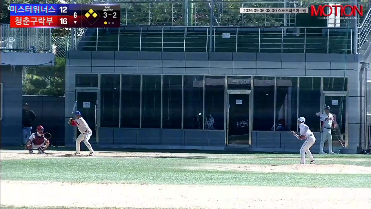 주형윤(5번, 몬스터즈) 2루타 클립 | vs 전남도청무한질주 | 9/6 (스포츠파크야구장)
