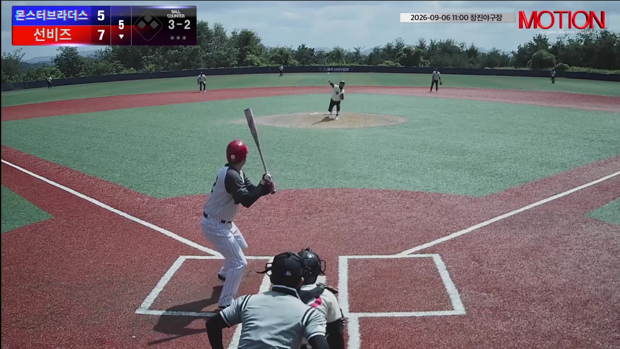 황성욱(19번, 선비즈) 2루타 클립 | vs 몬스터브라더스 | 9/6 (창진야구장)