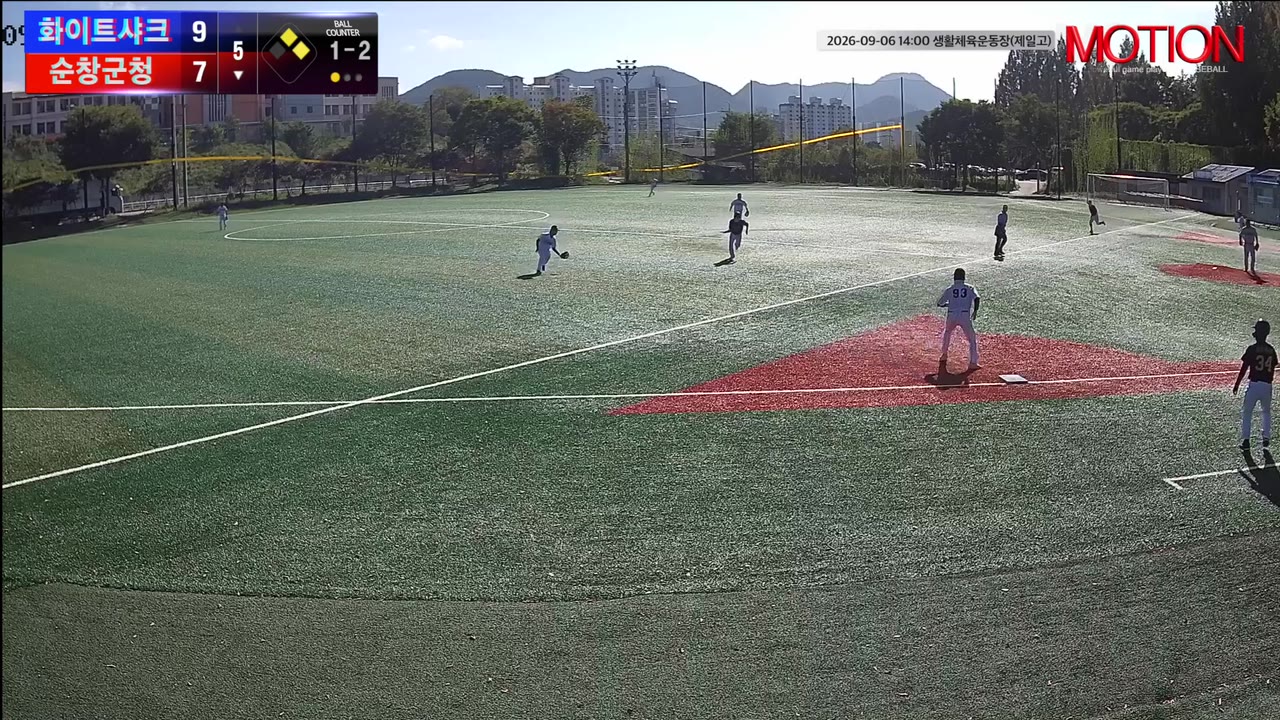 주임석(42번, 순창군청) 1루타 클립 | vs 화이트샤크 | 9/6 (생활체육운동장(제일고))