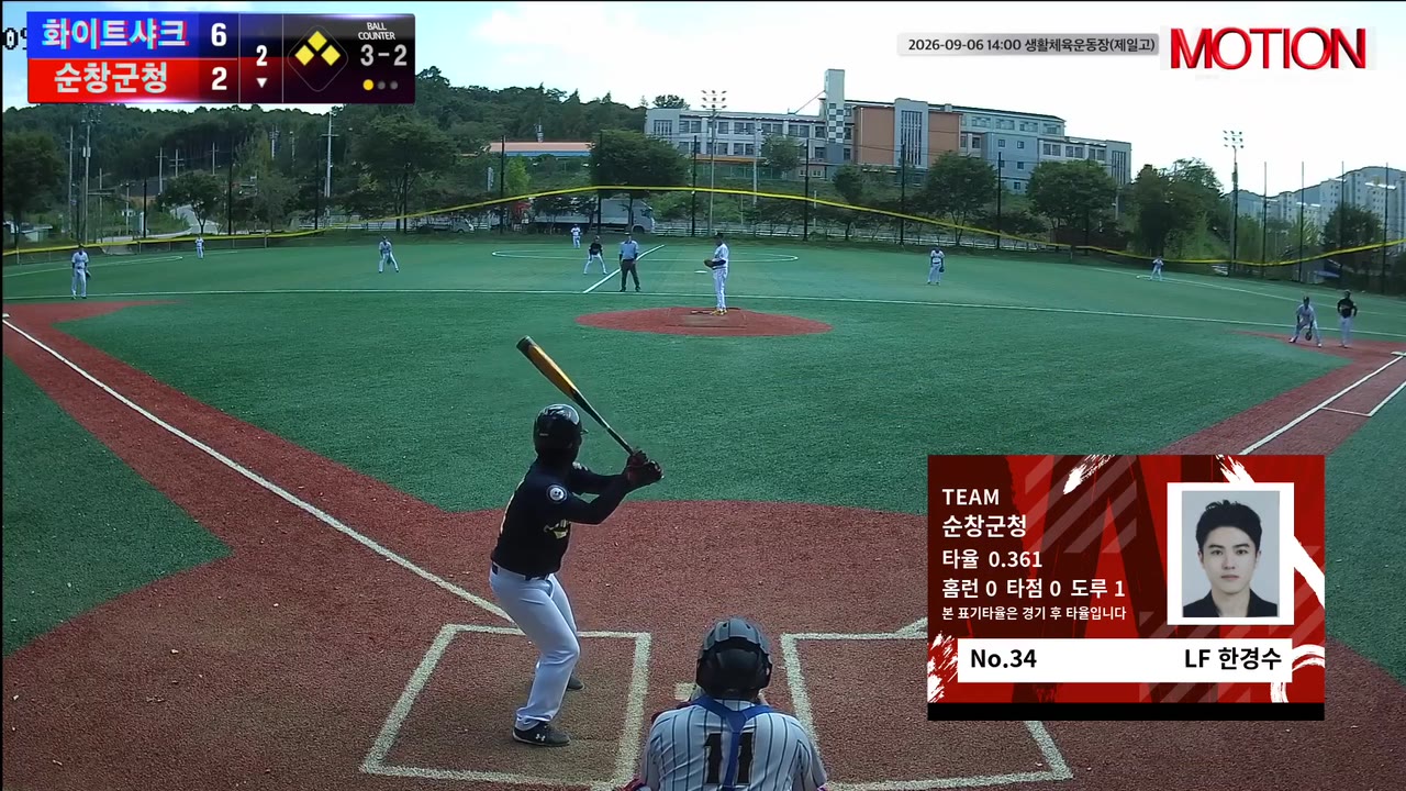 한경수(34번, 순창군청) 실책 클립 | vs 화이트샤크 | 9/6 (생활체육운동장(제일고))