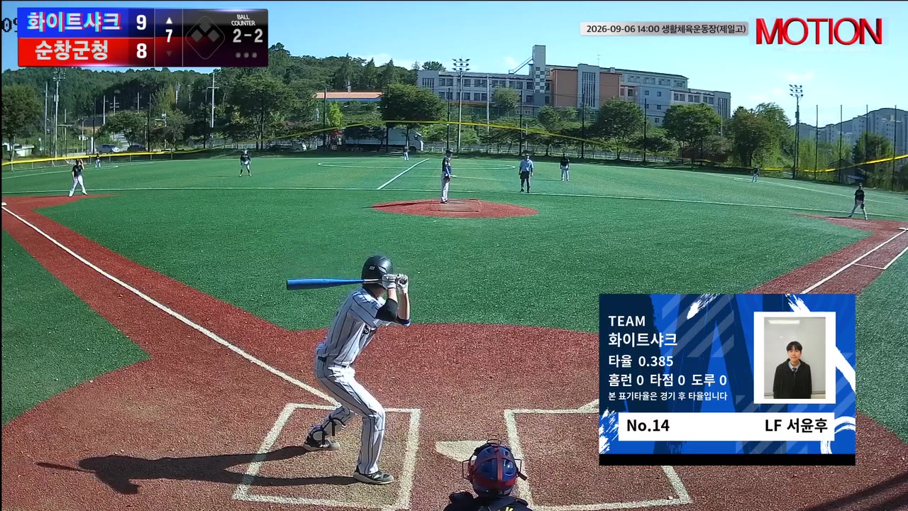 서윤후(14번, 화이트샤크) 사구 클립 | vs 순창군청 | 9/6 (생활체육운동장(제일고))