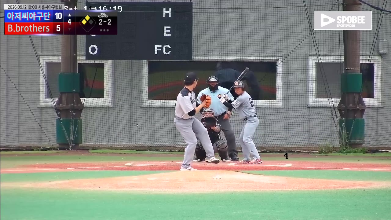 김민태(7번, 아저씨야구단) 실책 클립 | vs B.brothers | 9/12 (에코피아야구장)