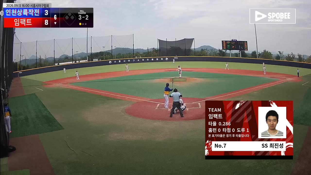 임팩트, 3회 말 5득점으로 역전…인천상륙작전에 9-3 승리