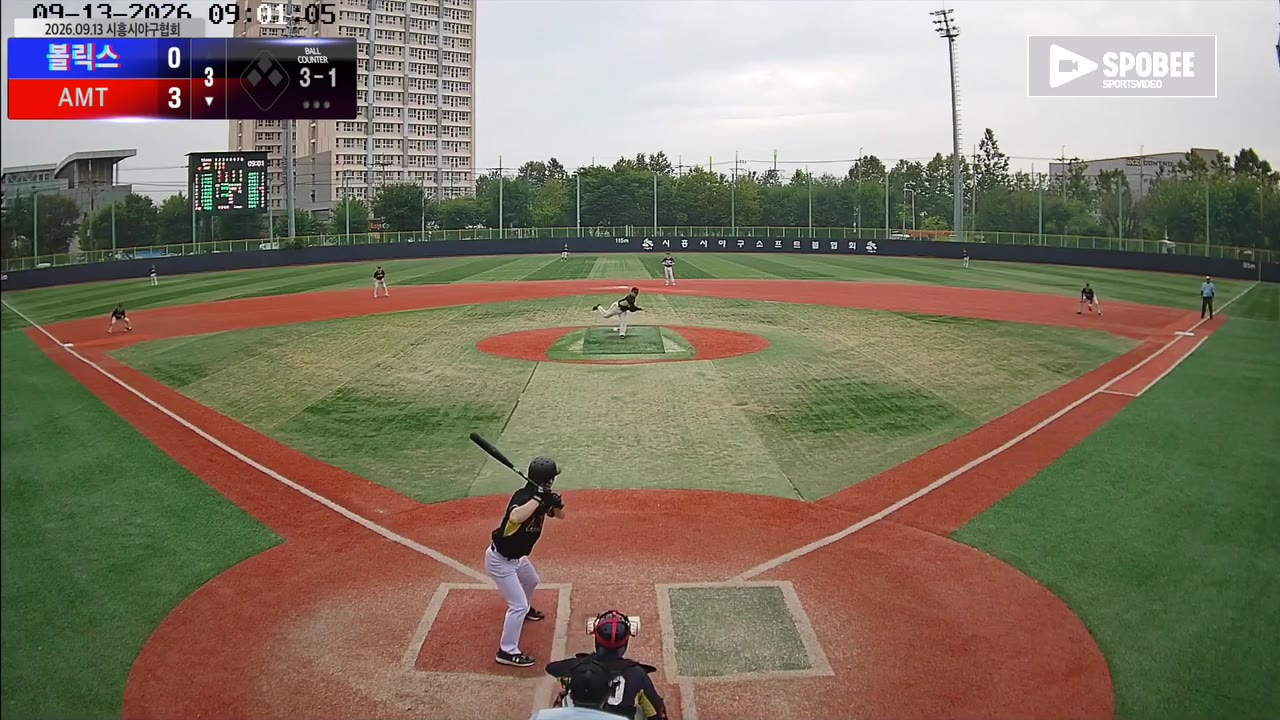 진용남(55번, AMT) 볼넷 클립 | vs 볼릭스 | 9/13 (소망야구장)