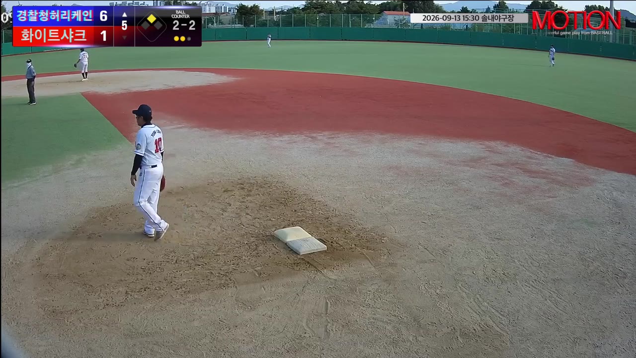 정태민 홈런으로 균형 깬 경찰청허리케인, 5회 5득점 보태 7-2 승리
