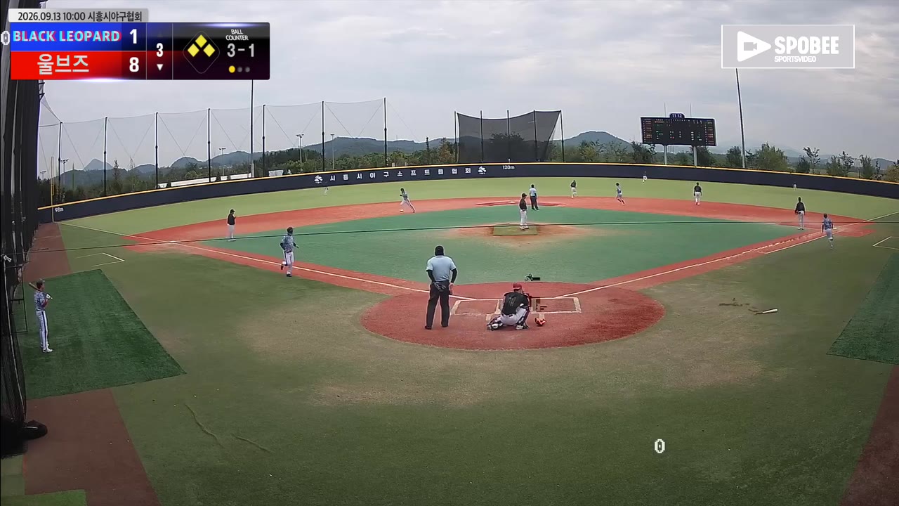 박종석(3번, 울브즈) 홈런 클립 | vs BLACK LEOPARD | 9/13 (에코피아야구장)