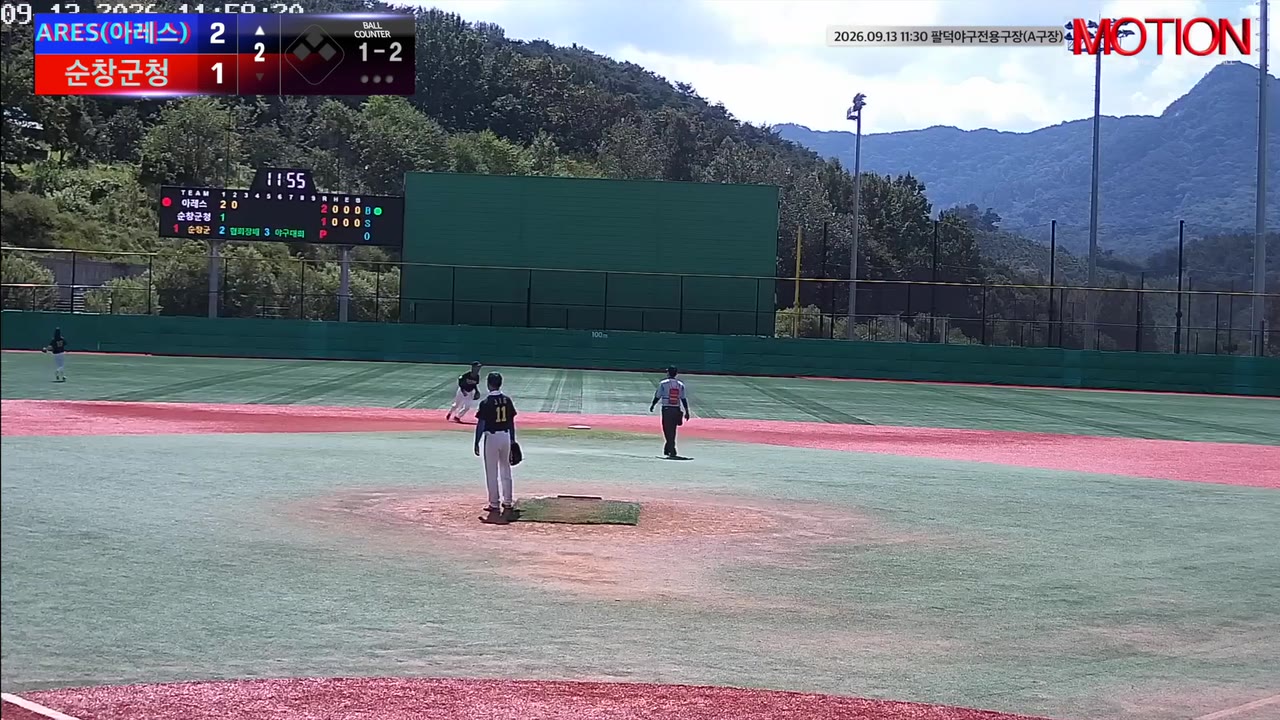 설두환(7번, ARES(아레스)) 2루타 클립 | vs 순창군청 | 9/13 (팔덕야구전용구장(A구장))