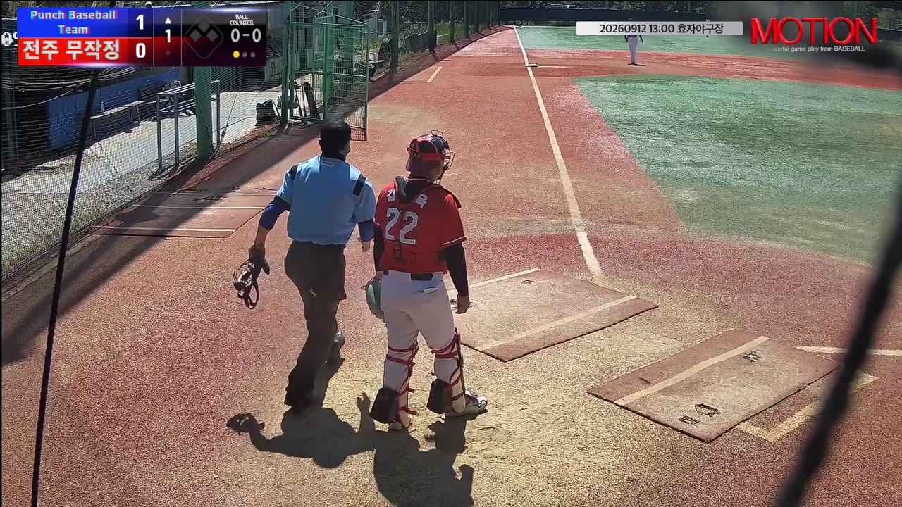 최재훈(1번, Punch Baseball Team) 1루타 클립 | vs 전주 무작정 | 9/12 (효자야구장)