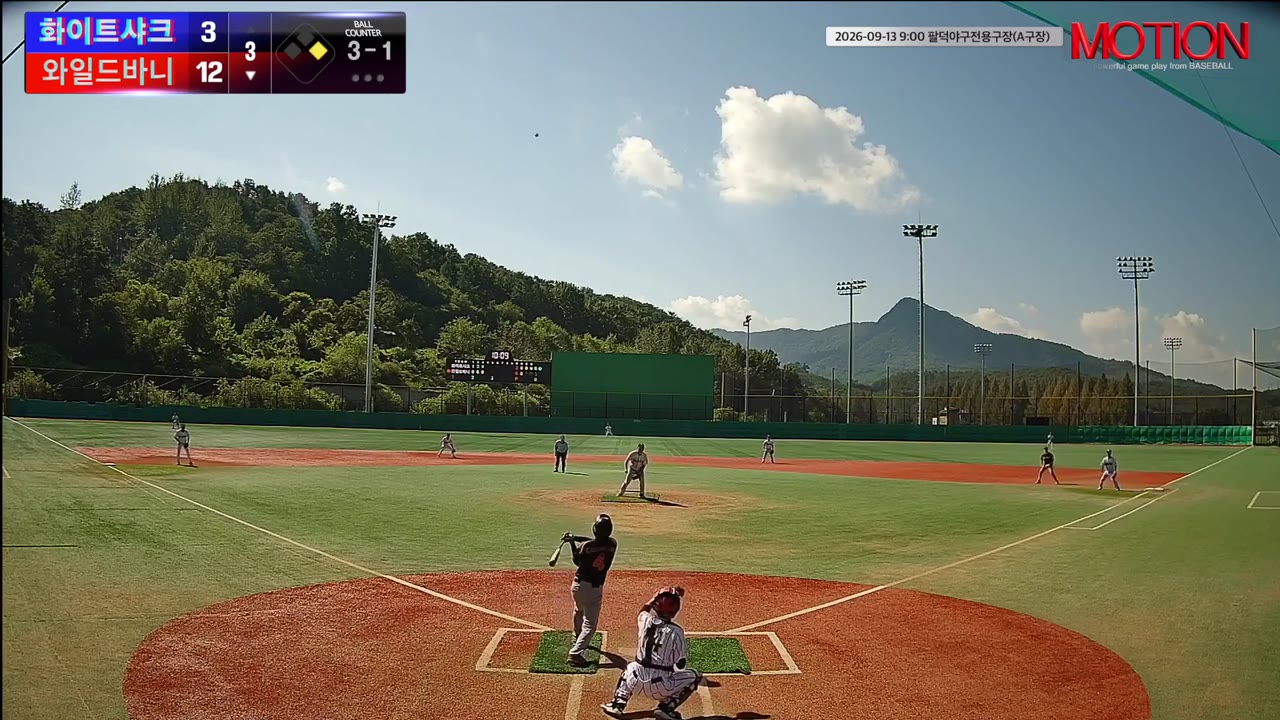 김영호(4번, 와일드바니) 실책 클립 | vs 화이트샤크 | 9/13 (팔덕야구전용구장(A구장))
