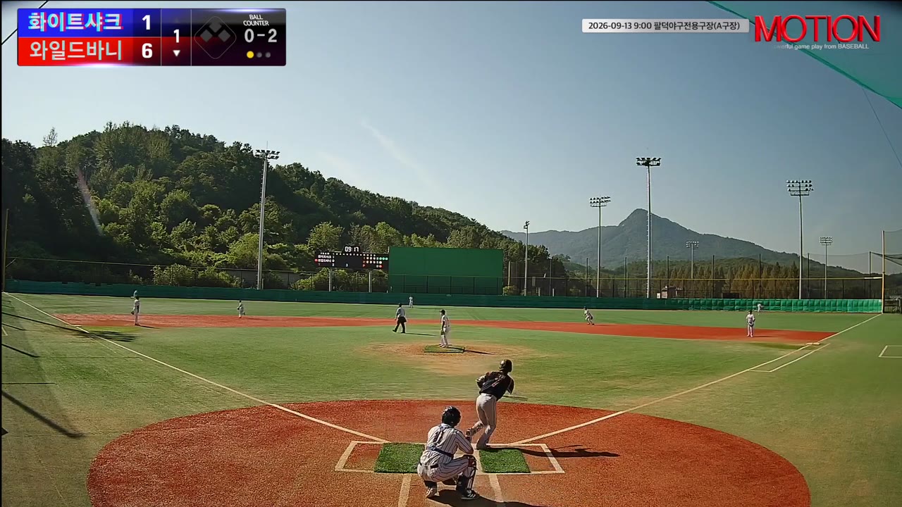 조명운(7번, 와일드바니) 2루타 클립 | vs 화이트샤크 | 9/13 (팔덕야구전용구장(A구장))