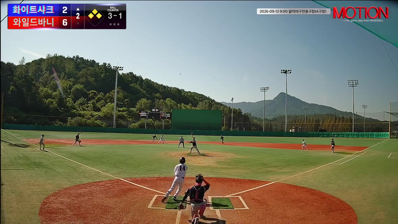 화이트샤크 주요 플레이 모음 | vs 와일드바니 | 9/13 (팔덕야구전용구장(A구장))