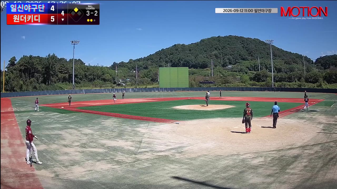 최충훈(66번, 원더키디) 2루타 클립 | vs 일신야구단 | 9/12 (필연야구장)
