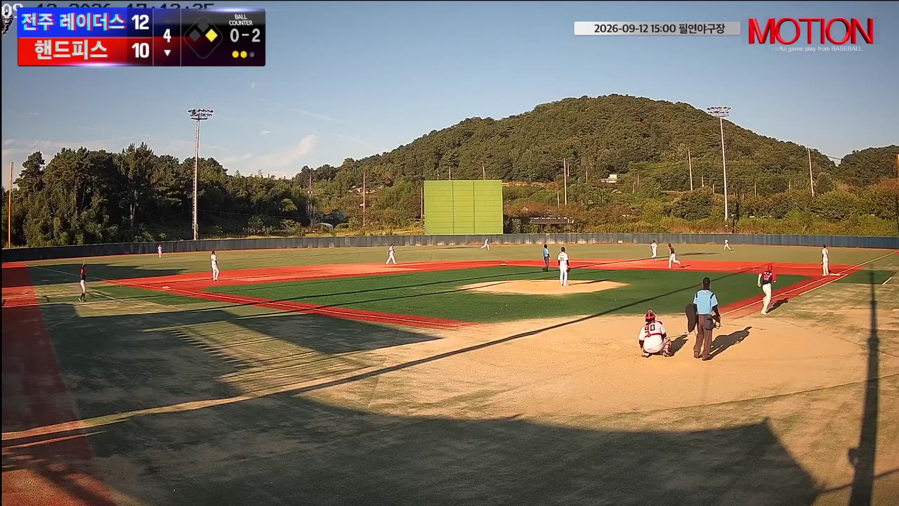 정무찬(47번, 핸드피스) 1루타 클립 | vs 전주 레이더스 | 9/12 (필연야구장)