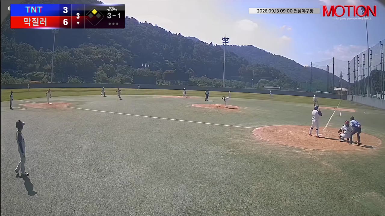 김승재(66번, 막질러) 볼넷 클립 | vs TNT | 9/13 (전남야구장)