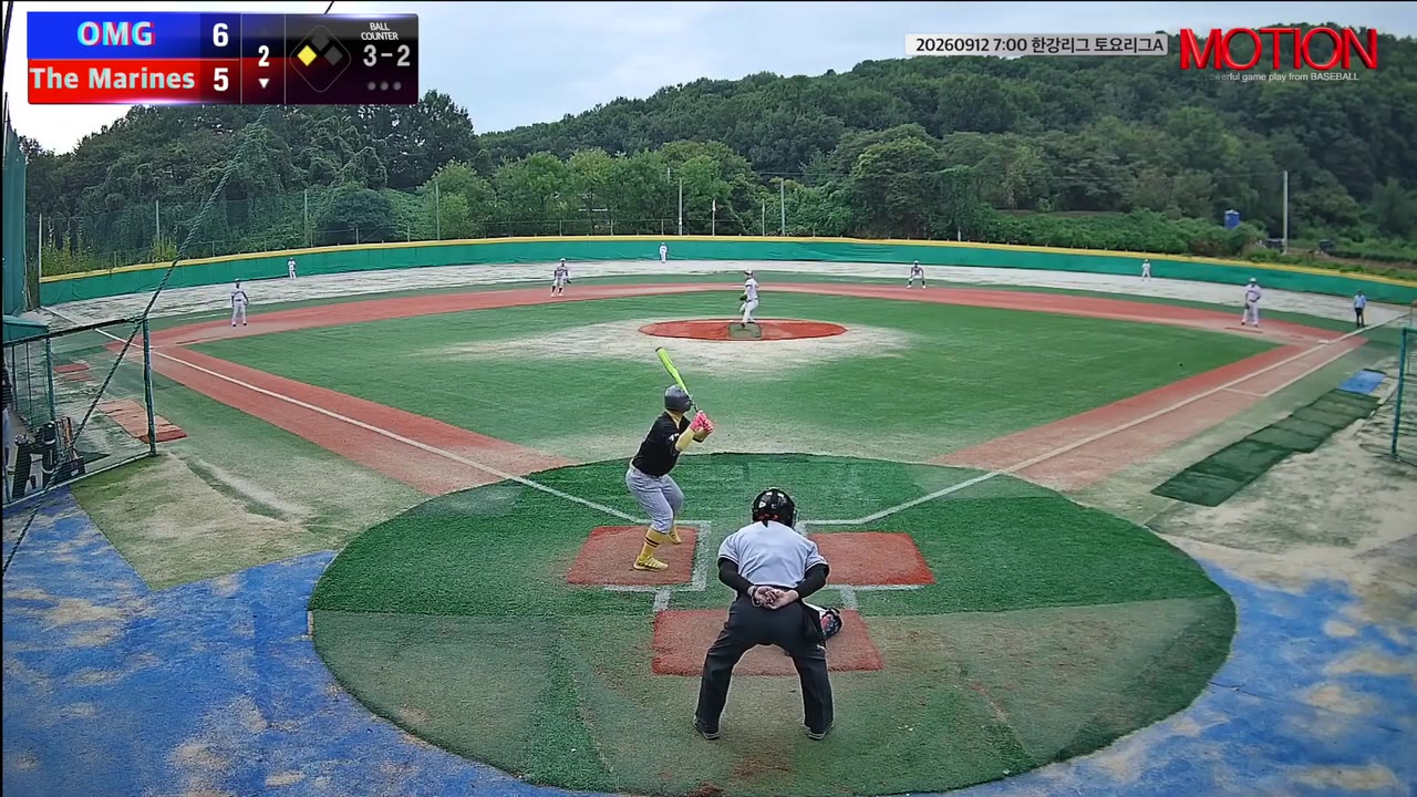 최재원(78번, The Marines) 볼넷 클립 | vs OMG | 9/12 (고촌 야구장)