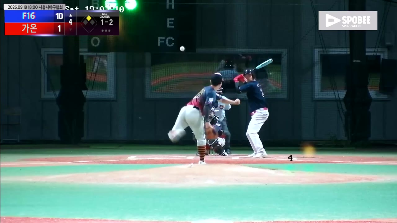 정윤섭(3번, F16) 1루타 클립 | vs 가온 | 9/19 (에코피아야구장)