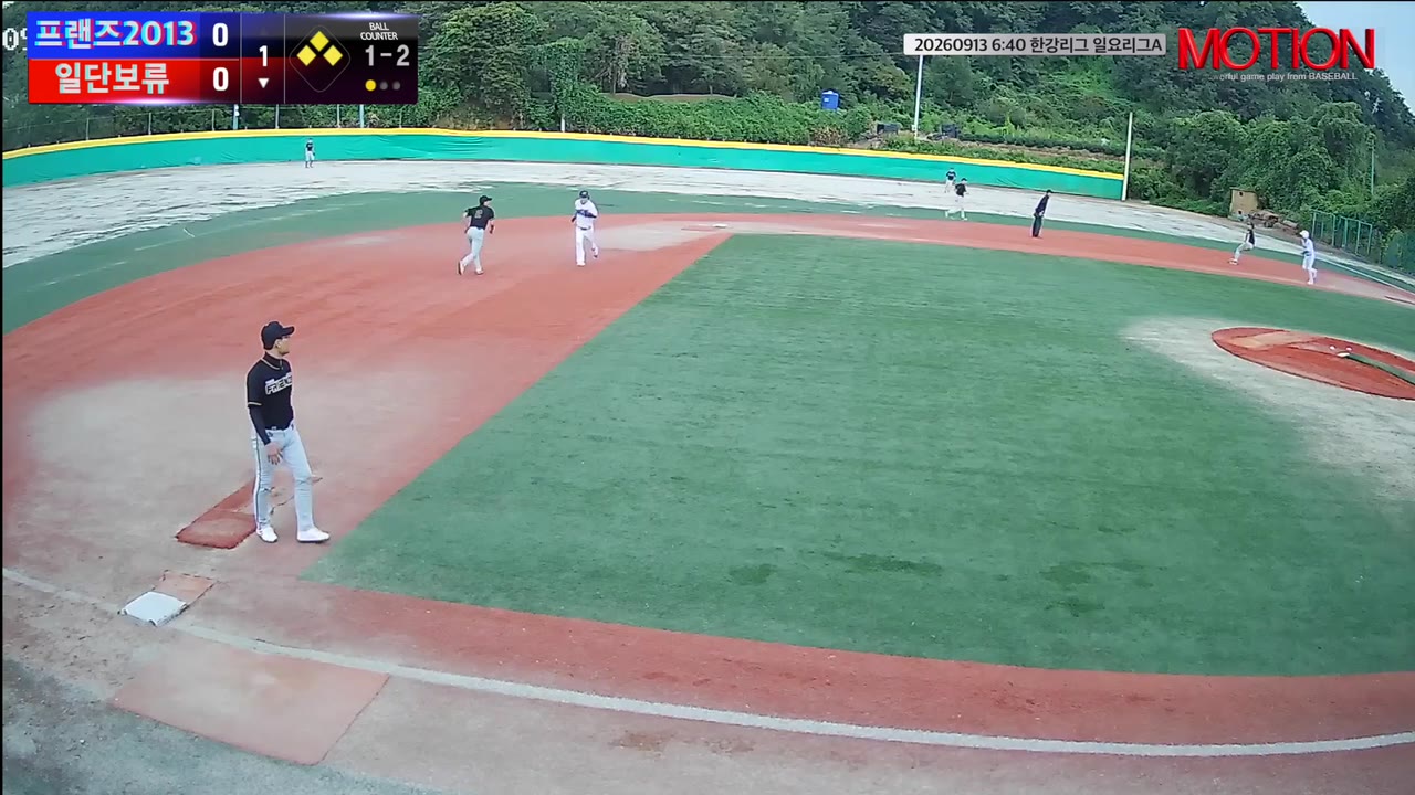 유영진(75번, 일단보류) 1루타 클립 | vs 프랜즈2013 | 9/13 (고촌 야구장)