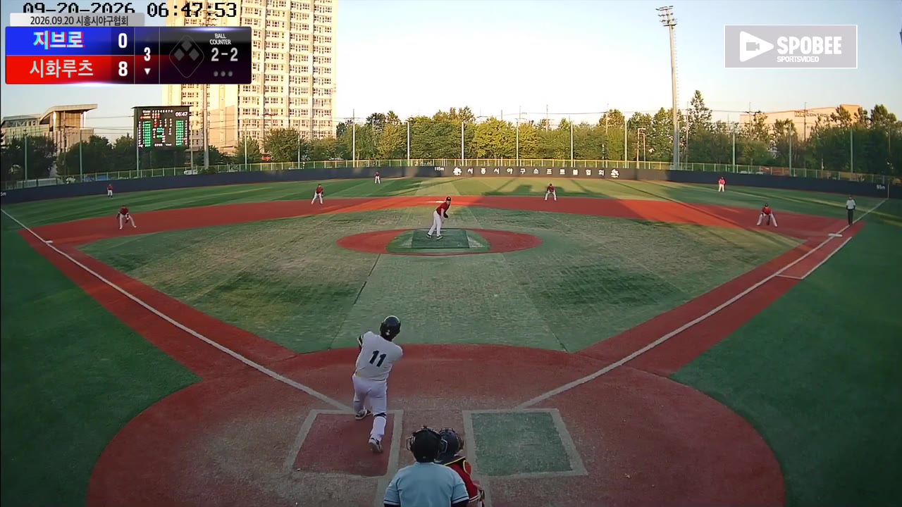 시화루츠, 1회 말 6득점으로 기선 제압…지브로에 14-0 승리