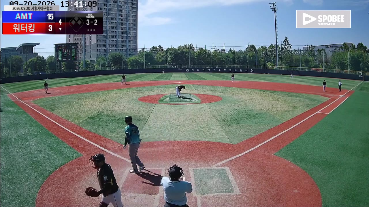 박원석(62번, 워터킹) 사구 클립 | vs AMT | 9/20 (소망야구장)