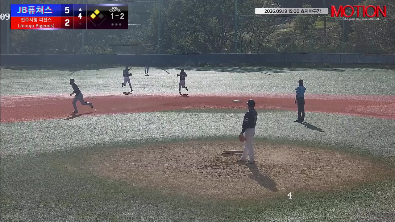 정재욱(38번, JB퓨쳐스) 1루타 클립 | vs 전주시청 피젼스 (Jeonju Pigeons) | 9/19 (효자야구장)