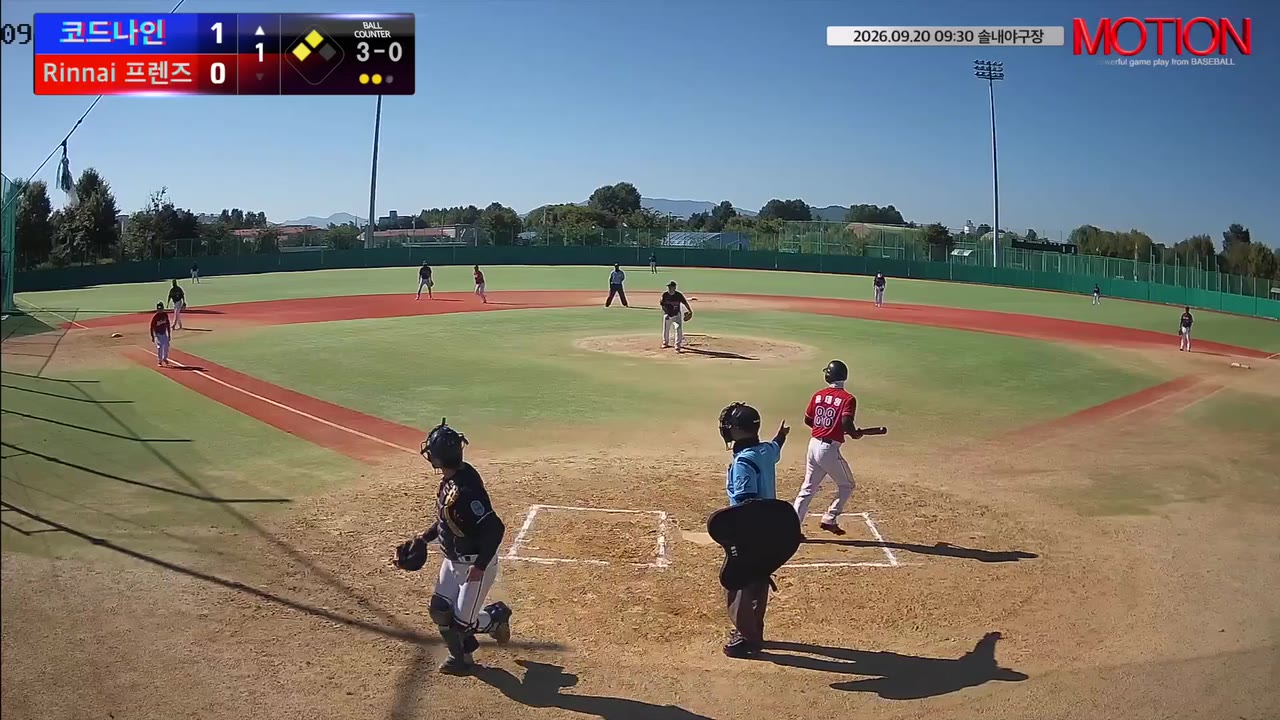 윤태영(88번, 코드나인) 사구 클립 | vs Rinnai 프렌즈 | 9/20 (솔내야구장)