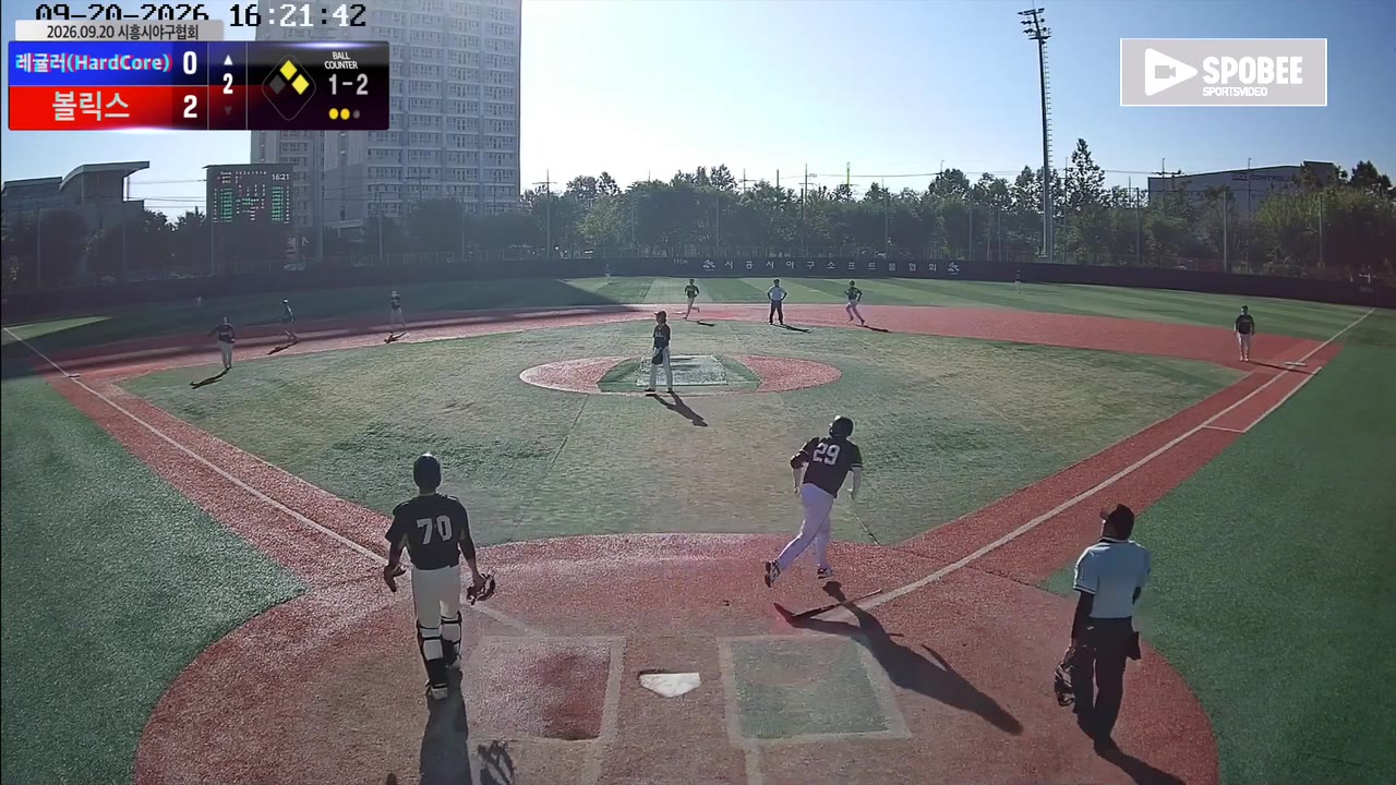 김봉재(29번, 레귤러(HardCore)) 실책 클립 | vs 볼릭스 | 9/20 (소망야구장)