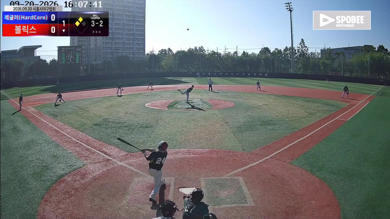 신주용(24번, 볼릭스) 실책 클립 | vs 레귤러(HardCore) | 9/20 (소망야구장)