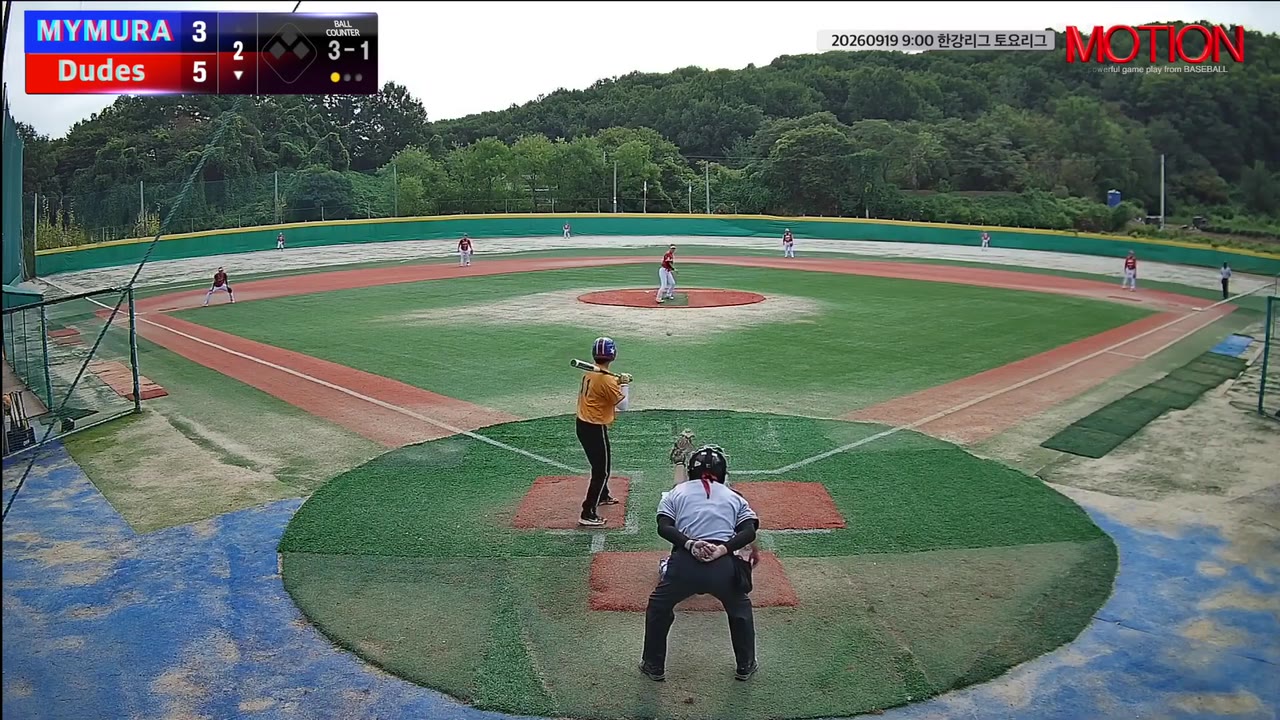 김태진(11번, Dudes) 볼넷 클립 | vs MYMURA | 9/19 (고촌 야구장)