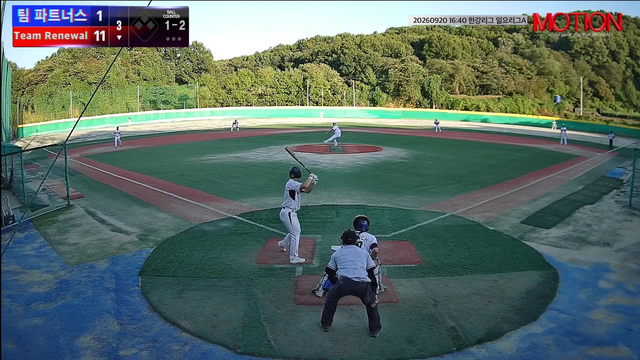 김재원(7번, Team Renewal) 1루타 클립 | vs 팀 파트너스 | 9/20 (고촌 야구장)
