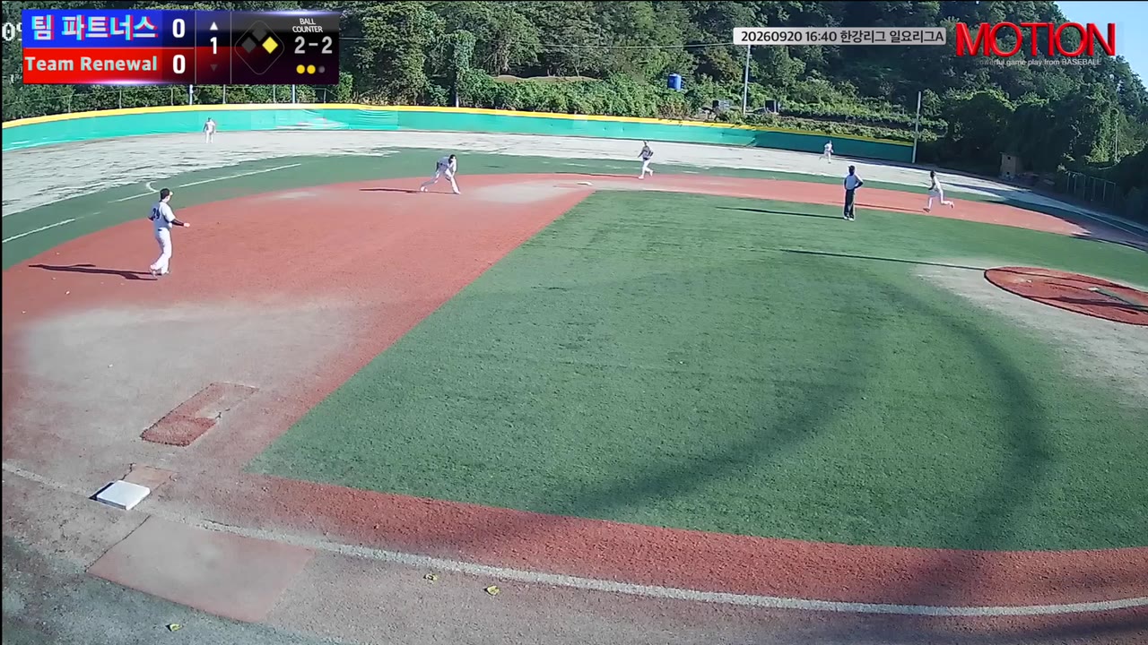 강연우(6번, 팀 파트너스) 실책 클립 | vs Team Renewal | 9/20 (고촌 야구장)
