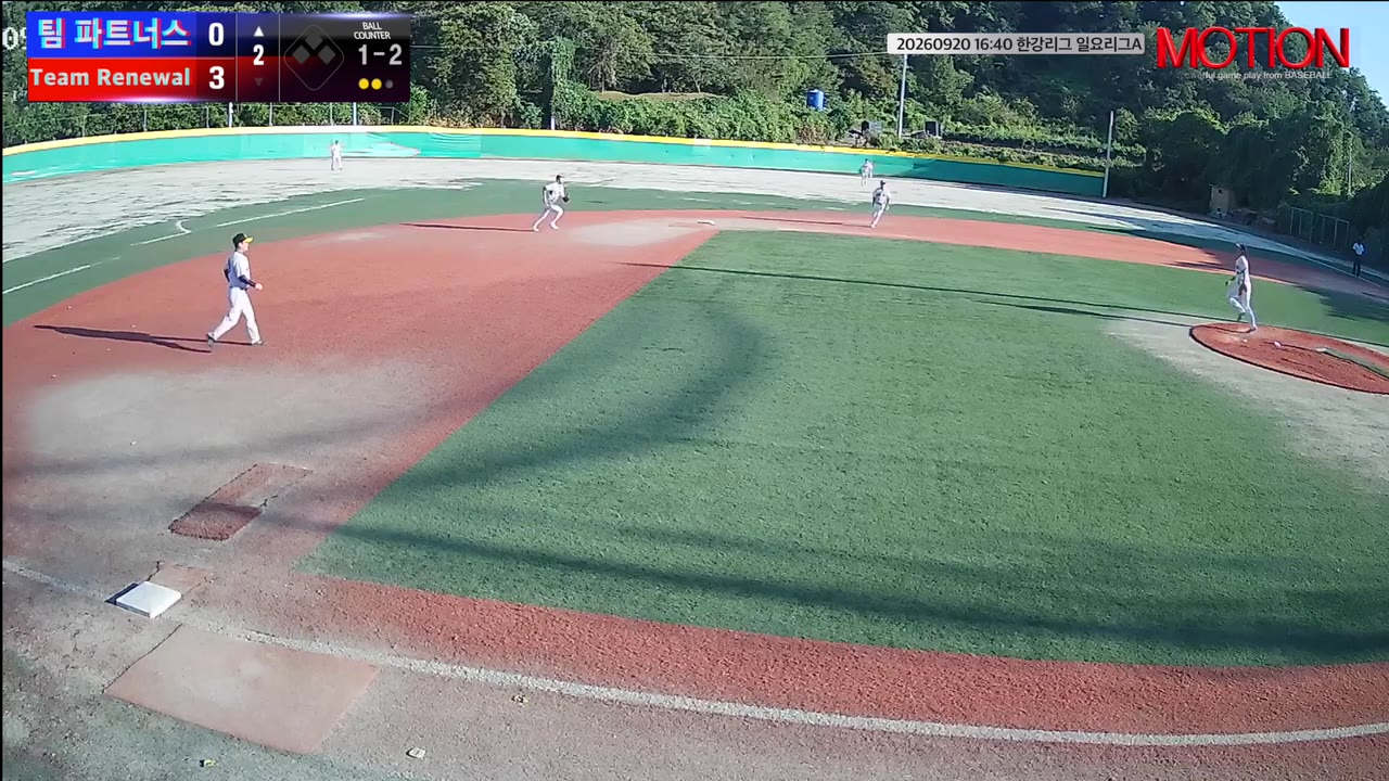 김현성(57번, 팀 파트너스) 1루타 클립 | vs Team Renewal | 9/20 (고촌 야구장)