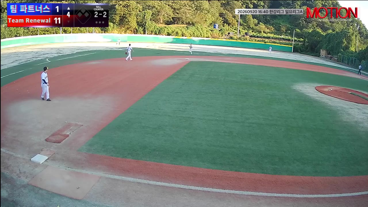 김현성(57번, 팀 파트너스) 1루타 클립 | vs Team Renewal | 9/20 (고촌 야구장)