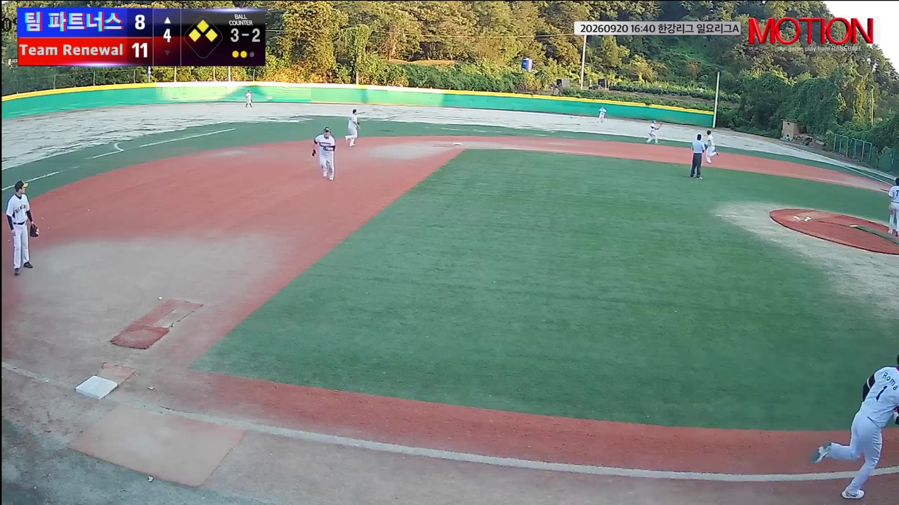 신동익(17번, 팀 파트너스) 실책 클립 | vs Team Renewal | 9/20 (고촌 야구장)