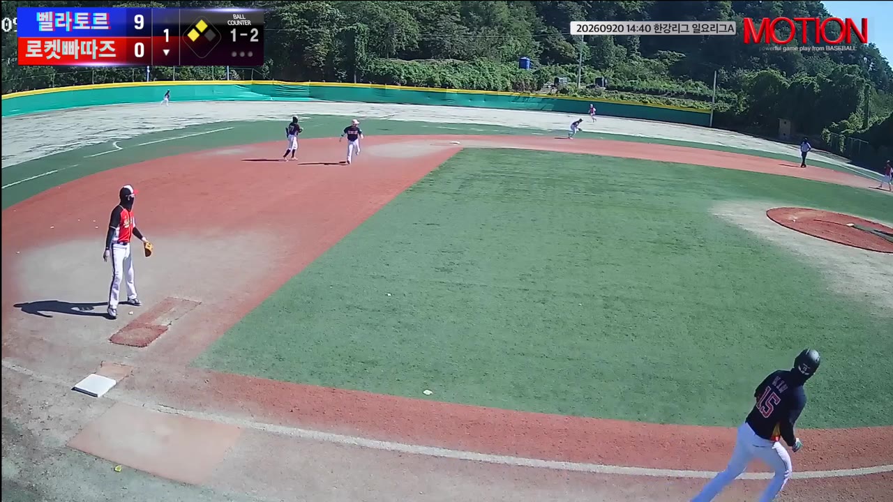 김영덕(17번, 로켓빠따즈) 1루타 클립 | vs 벨라토르 | 9/20 (고촌 야구장)