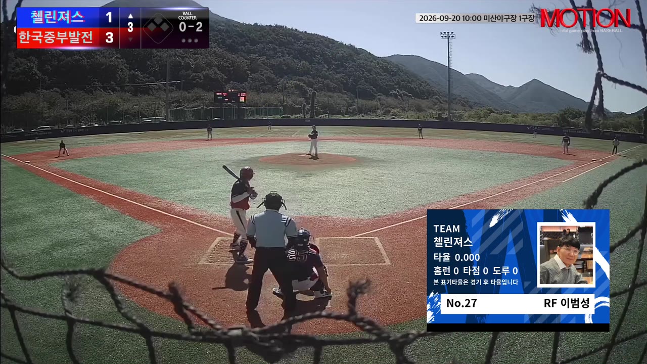 첼린져스 주요 플레이 모음 | vs 한국중부발전 | 9/20 (미산야구장 1구장)
