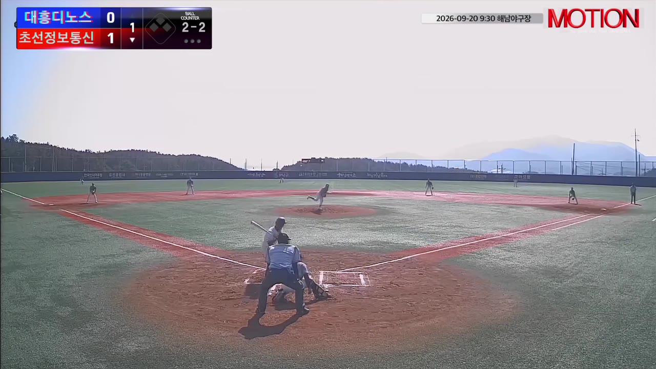초선정보통신, 5회 말 4득점으로 재역전…대흥디노스에 9-7 승리