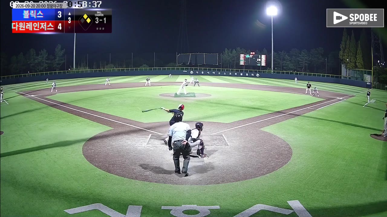 신주용(24번, 볼릭스) 1루타 클립 | vs 다원레인저스 | 9/20 (정왕야구장)