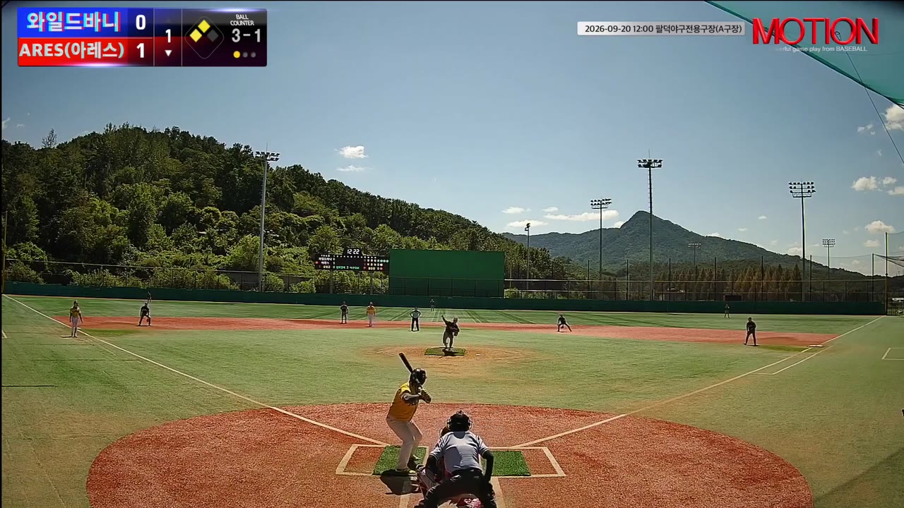 임상현(58번, ARES(아레스)) 볼넷 클립 | vs 와일드바니 | 9/20 (팔덕야구전용구장(A구장))