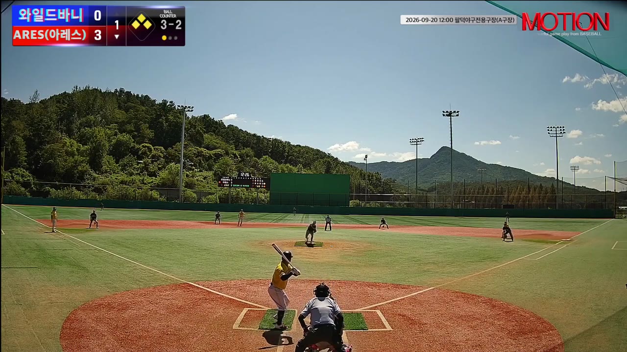이성민(10번, ARES(아레스)) 희생플라이 클립 | vs 와일드바니 | 9/20 (팔덕야구전용구장(A구장))