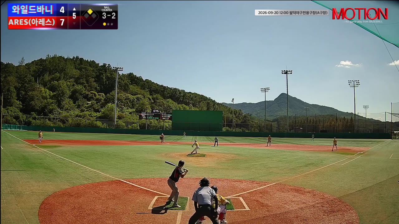 서상욱(95번, 와일드바니) 볼넷 클립 | vs ARES(아레스) | 9/20 (팔덕야구전용구장(A구장))