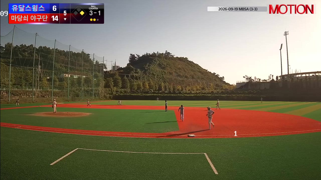 남진보(88번, 마당쇠 야구단) 1루타 클립 | vs 유달스윙스 | 9/19 (신축구장)