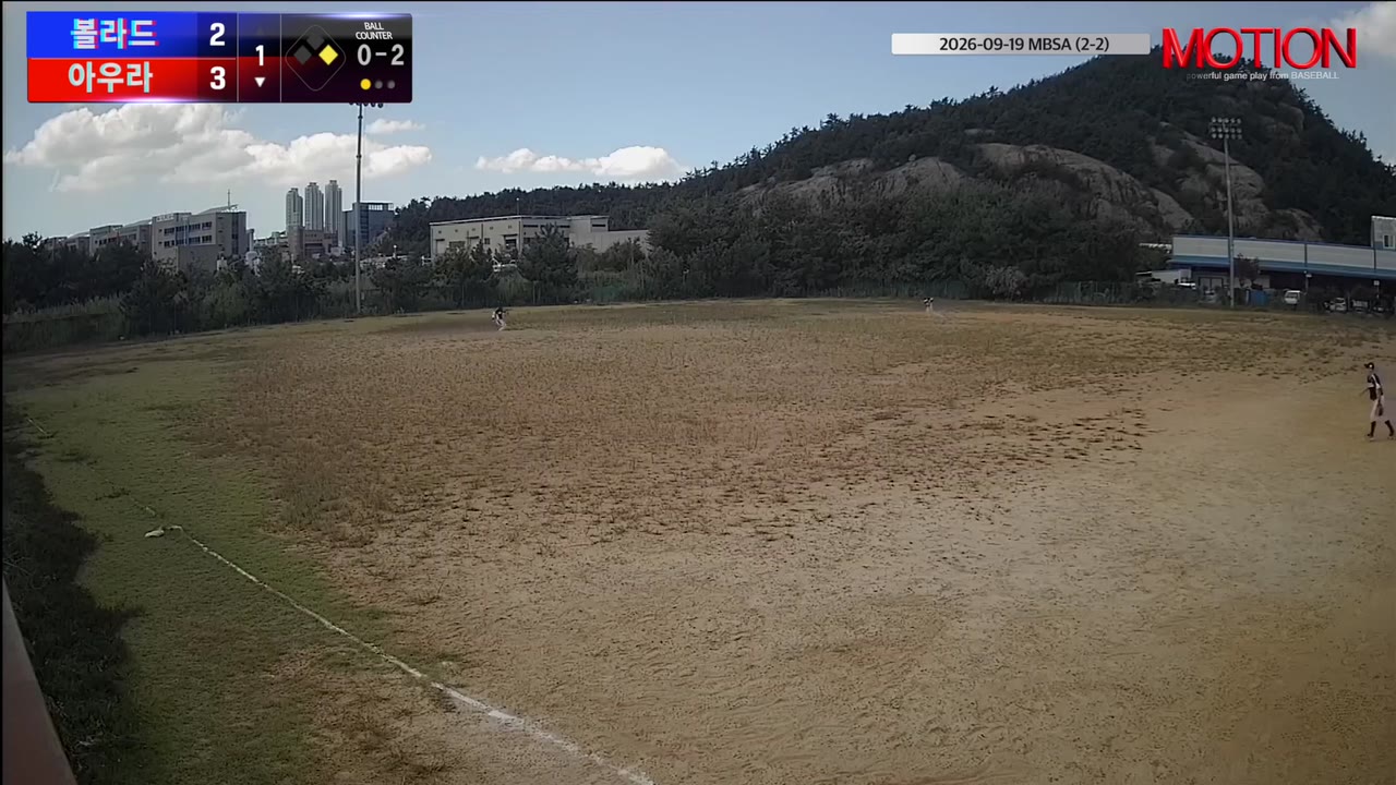 한희천(68번, 아우라) 1루타 클립 | vs 볼라드 | 9/19 (2구장)