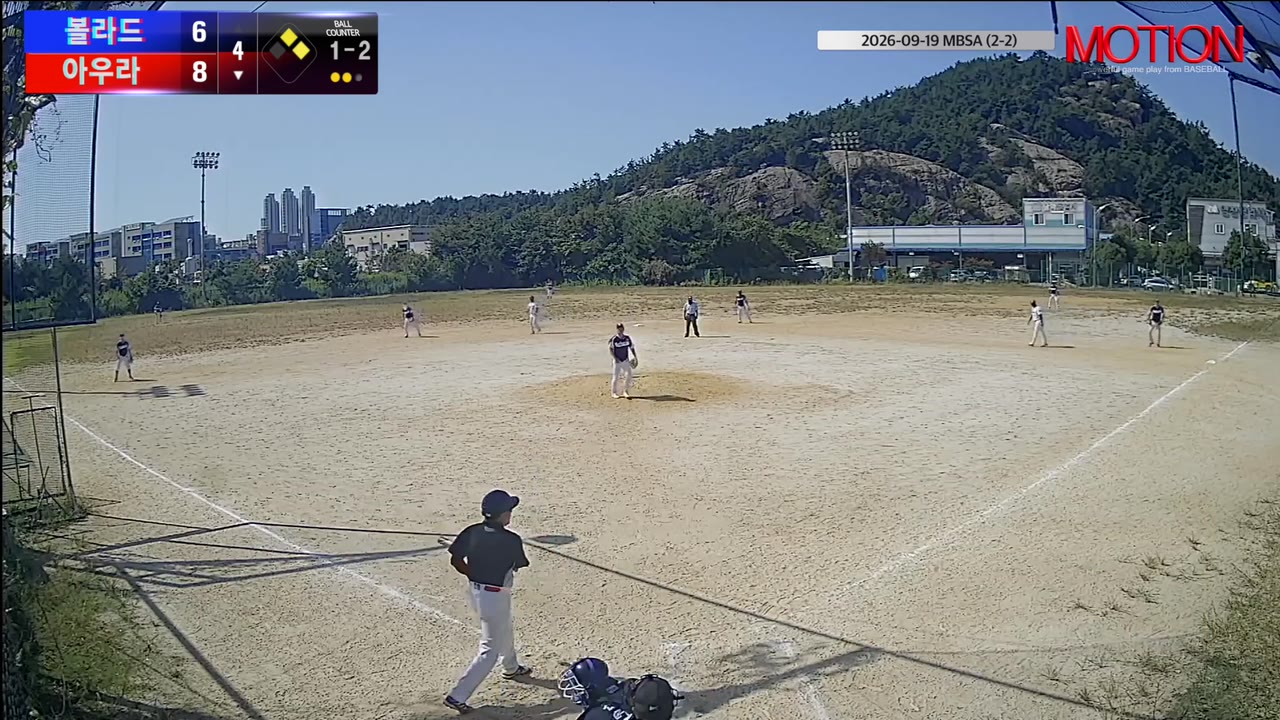한희천(68번, 아우라) 낫아웃 클립 | vs 볼라드 | 9/19 (2구장)