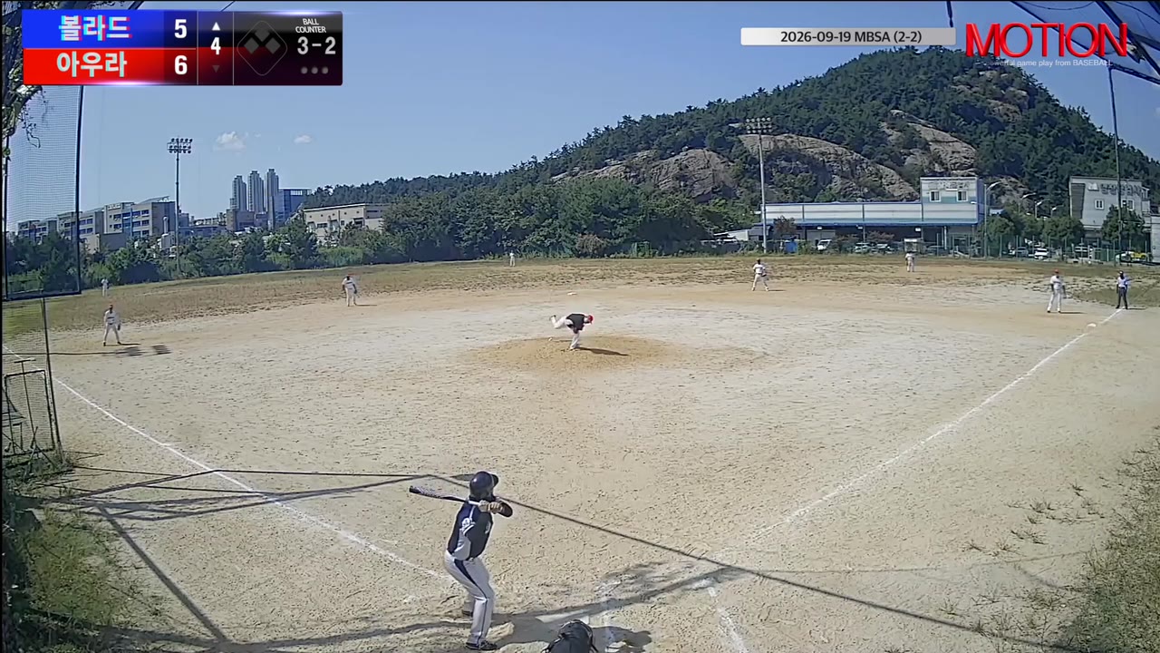 최운태(15번, 볼라드) 1루타 클립 | vs 아우라 | 9/19 (2구장)
