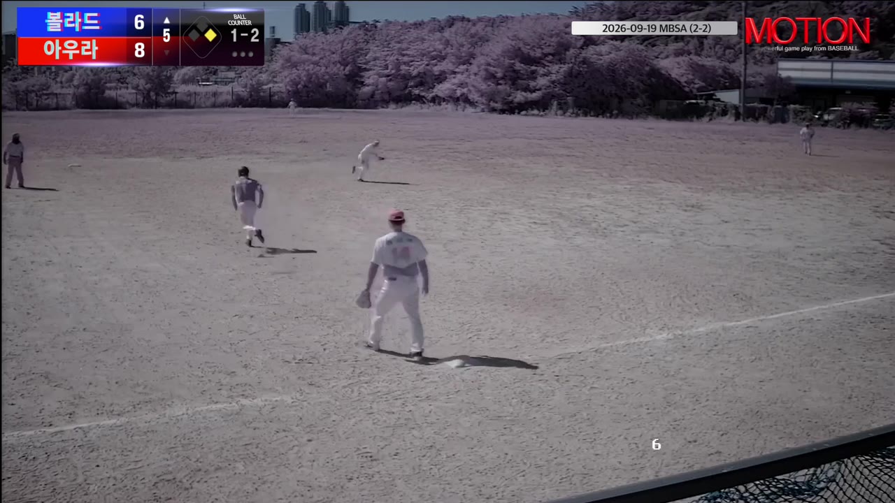 권우석(6번, 볼라드) 1루타 클립 | vs 아우라 | 9/19 (2구장)