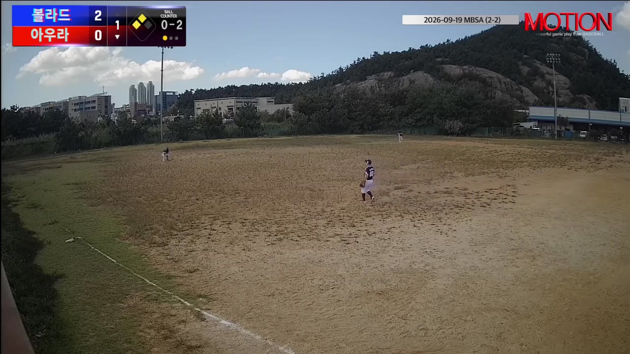 박문옥(0번, 아우라) 1루타 클립 | vs 볼라드 | 9/19 (2구장)